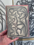 Graphite Drawing by Tim Biskup at Face Guts Los Angeles