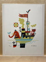 "Gama Boat" Print