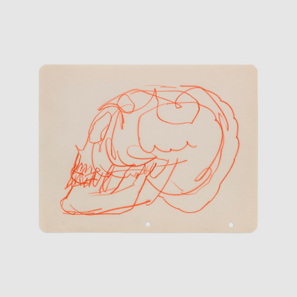 Red Wax Skull