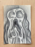Ghost Drawing on Paper by Tim Biskup