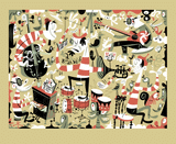 "Beatnik Band" Print