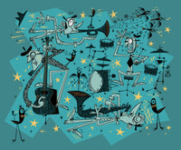 "Bluebird Band" A/P Print
